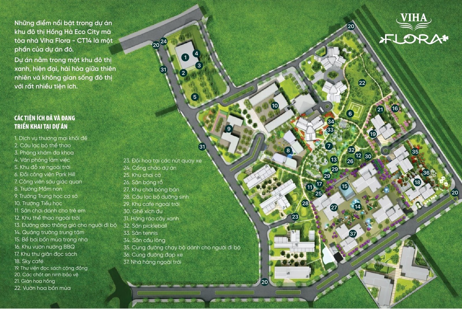 tiện ích viha flora